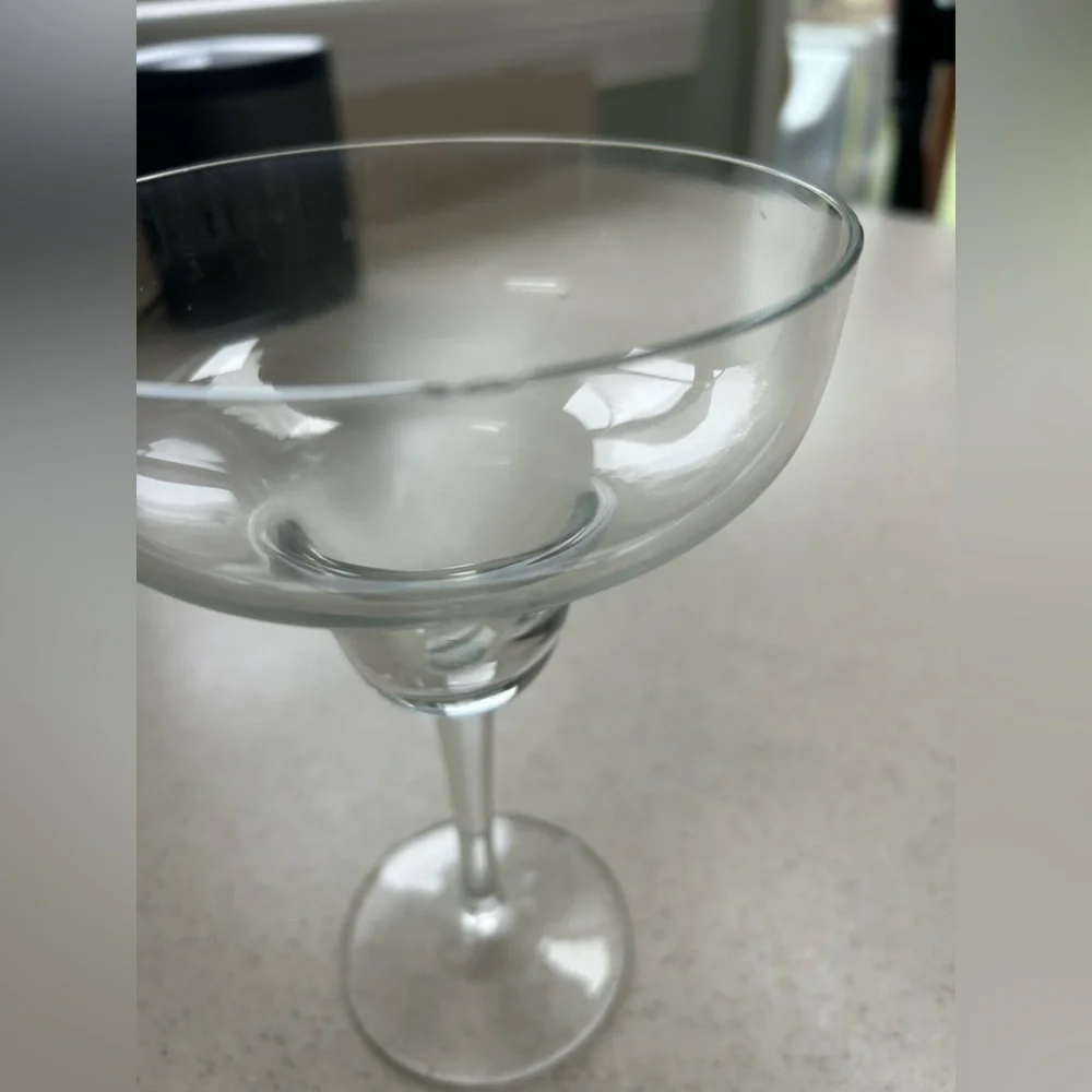 6 Crate and Barrel Traditional Margarita Glasses.
